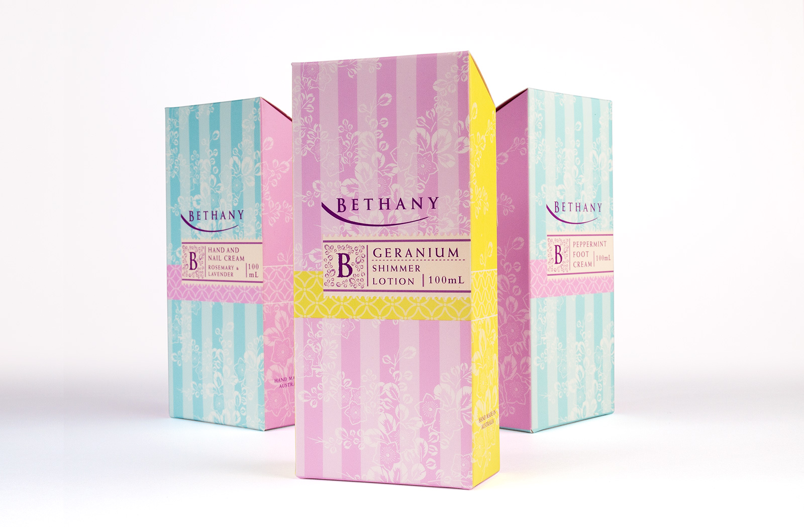 Bethany packaging