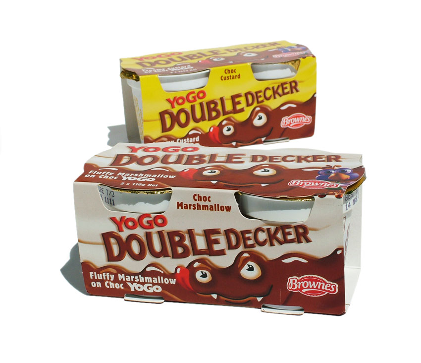 Yogo Double Decker packaging