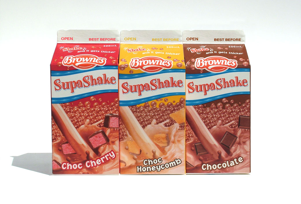 Brownes Supashake cartons